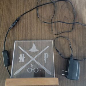 Custom made Harry Potter light up sign